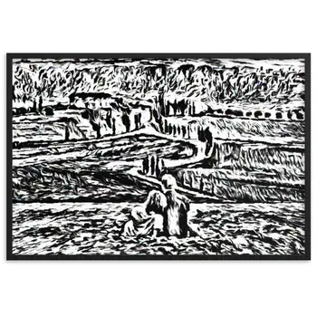 SEEING THE DAWN THROUGH THE DREAM SUPERIOR Framed Poster