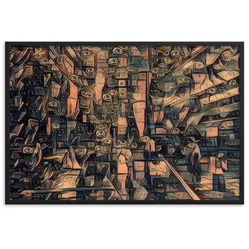 WHEN YOUR KISS WATERED ALL MY SENSES PREMIUM Framed Poster