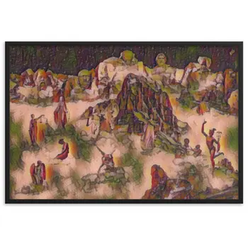 THE DAY THAT PLATO'S SYMPOSIUM WAS HEARD UP TO OLYMPUS Velvet Poster