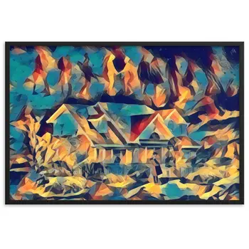 I WAS WAITING FOR YOU IN THE DREAM YOU HAD SEEN Special Edition Framed Poster