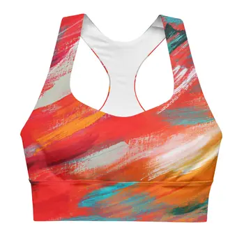 Gianneli Colours Longline Sports Bra