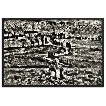 SEEING THE DAWN THROUGH THE DREAM SUPERIOR Framed Poster