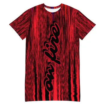 ON FIRE T-shirt Dress by Gianneli