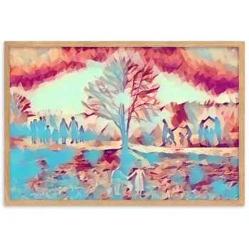 YOU WILL GIVE ME THIS DREAM AS A GIFT ? SUPERIOR Framed Poster