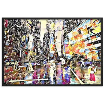 WHEN YOUR KISS WATERED ALL MY SENSES UPPER Framed Poster