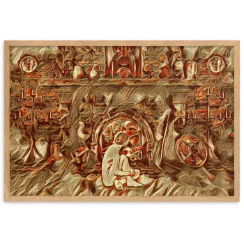 HESTIA Velvet Edition Framed Poster