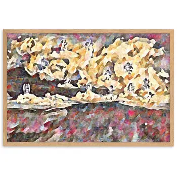 CUPID AND PSYCHE Superior Framed Poster