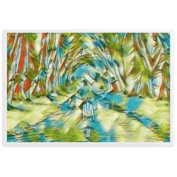 LOVE IS WHEN YOU CAN SEE WITHIN ME A.K Velvet Edition Framed Poster