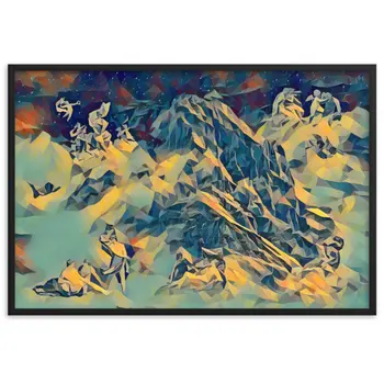 AN EVENING ON OLYMPOS V2 Superior Framed Poster