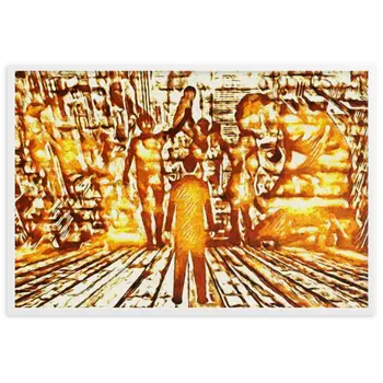 I SAW MY ENTIRE LIFE PASS THROUGH YOUR EYES Special Edition Framed Poster