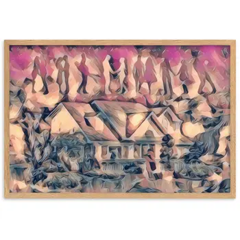 I WAS WAITING FOR YOU IN THE DREAM YOU HAD SEEN Special Edition Framed Poster