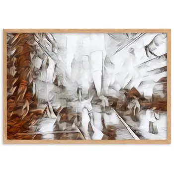 WHEN YOUR KISS WATERED ALL MY SENSES PREMIUM Framed Poster