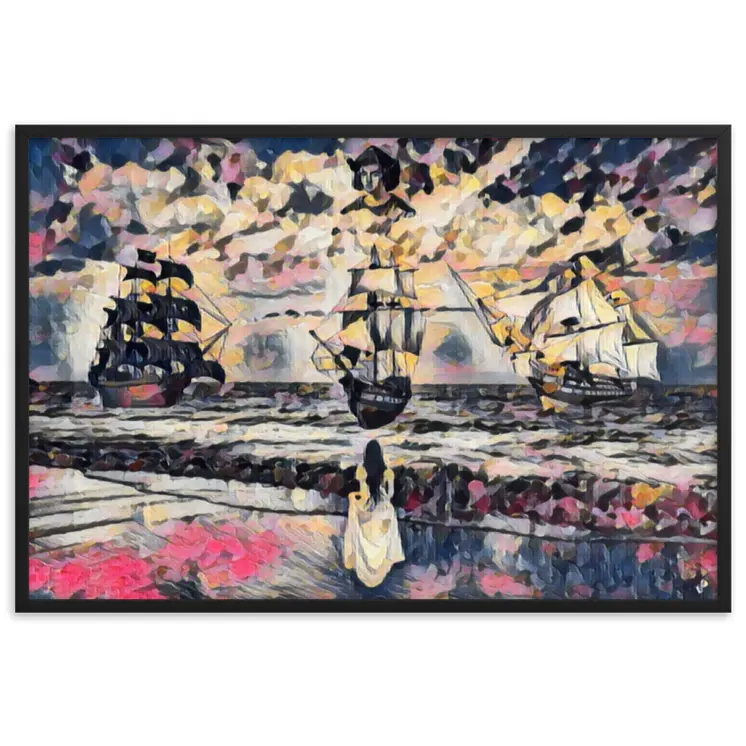 DISCOVER ME AGAIN Premium Framed Poster