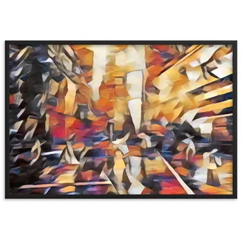WHEN YOUR KISS WATERED ALL MY SENSES PREMIUM Framed Poster