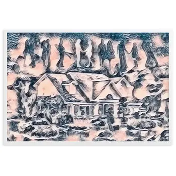 I WAS WAITING FOR YOU IN THE DREAM YOU HAD SEEN Special Edition Framed Poster