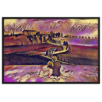 SEEING THE DAWN THROUGH THE DREAM SUPERIOR Framed Poster