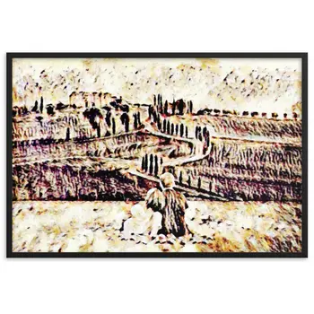 SEEING THE DAWN THROUGH THE DREAM SUPERIOR Framed Poster