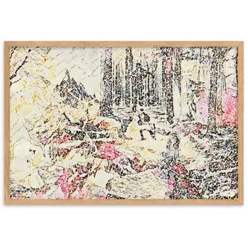 AMONG THE FOUR SEASONS YOU ARE THE FIFTH SENSE Special Edition Framed Poster