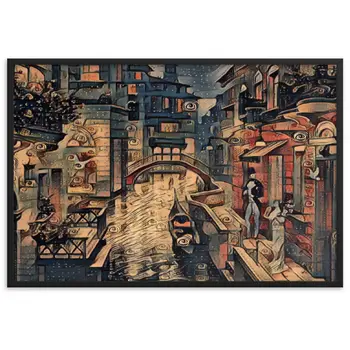 Questo è il mio porto e tu il suo cuore Premium Framed Poster