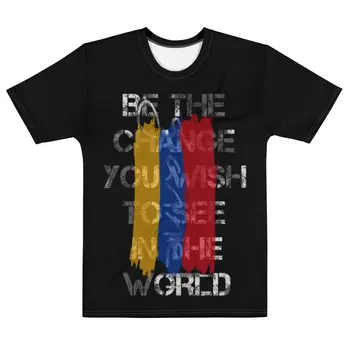 BE THE CHANGE Men's t-shirt by Gianneli
