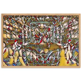 WHEN YOUR SENSES DANCE WITH MY MOMENTS JL.AK Velvet Edition Framed Poster