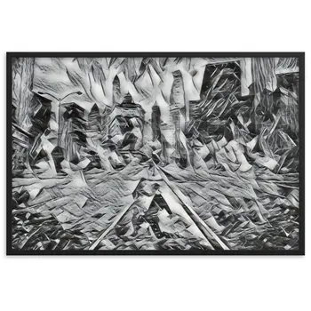 YOU ARE THE RHYTHM THAT STILL DANCES WITHIN ME Velvet Framed Poster
