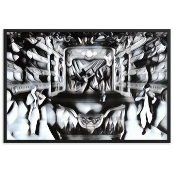 WHEN YOUR SENSES DANCE WITH MY MOMENTS JL.AK Superior Edition Framed Poster