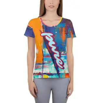PURE LOVE Women's Athletic T-shirt by Gianneli