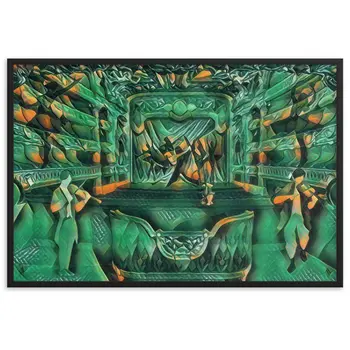 WHEN YOUR SENSES DANCE WITH MY MOMENTS JL.AK Velvet Edition Framed Poster