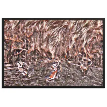 DANCE ME LIKE THE RAIN THAT BURNING OUT THE FIRE AROUND ME Framed Poster