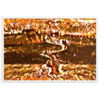 SEEING THE DAWN THROUGH THE DREAM SUPERIOR Framed Poster