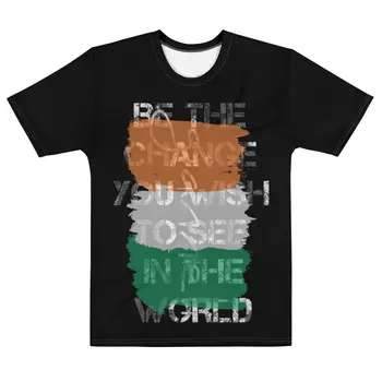 BE THE CHANGE Men's t-shirt by Gianneli