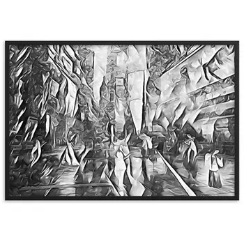 WHEN YOUR KISS WATERED ALL MY SENSES Superior Framed Poster