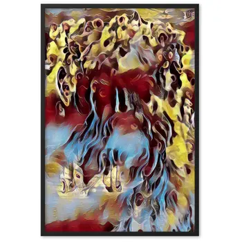WHEN POSEIDON ASKED THE WAVES TO DANCE PREMIUM Framed Poster