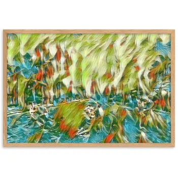 DANCE ME LIKE THE RAIN THAT BURNING OUT THE FIRE AROUND ME Velvet Framed Poster