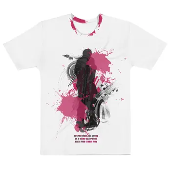 RETRO SAXOPHONΕ Men's t-shirt by Gianneli