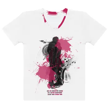 RETRO SAXOPHONΕ Women's T-shirt by Gianneli
