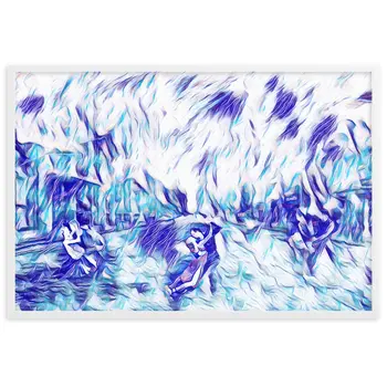 DANCE ME LIKE THE RAIN THAT BURNING OUT THE FIRE AROUND ME Framed Poster