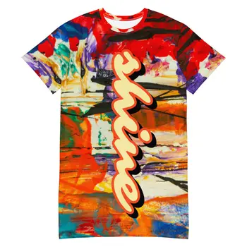 SHINE T-shirt Dress by Gianneli