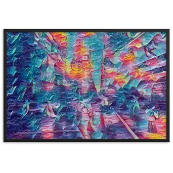 WHEN YOUR KISS WATERED ALL MY SENSES PREMIUM Framed Poster