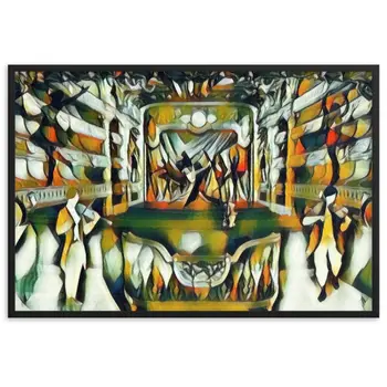 WHEN YOUR SENSES DANCE WITH MY MOMENTS JL.AK Velvet Edition Framed Poster