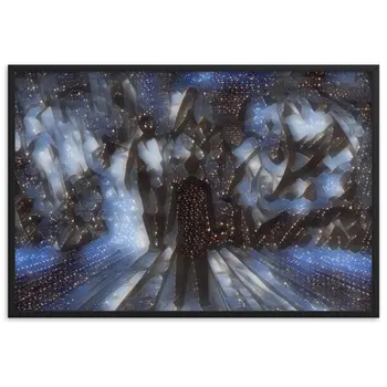 I SAW MY ENTIRE LIFE PASS THROUGH YOUR EYES Velvet Edition Framed Poster