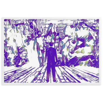 I SAW MY ENTIRE LIFE PASS THROUGH YOUR EYES Superior Framed Poster