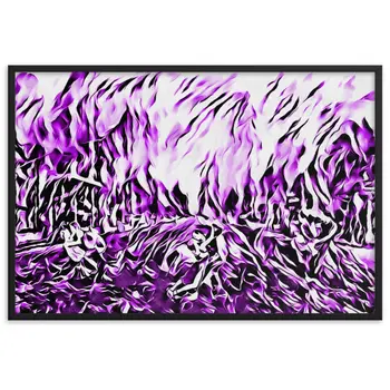 DANCE ME LIKE THE RAIN THAT BURNING OUT THE FIRE AROUND ME Framed Poster