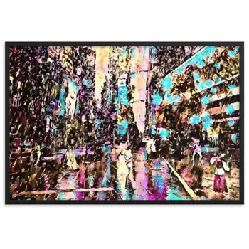 WHEN YOUR KISS WATERED ALL MY SENSES TALE Framed Poster