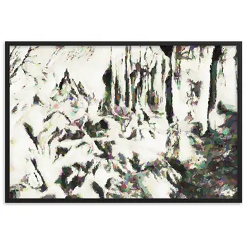 AMONG THE FOUR SEASONS YOU ARE THE FIFTH SENSE Superior Framed Poster