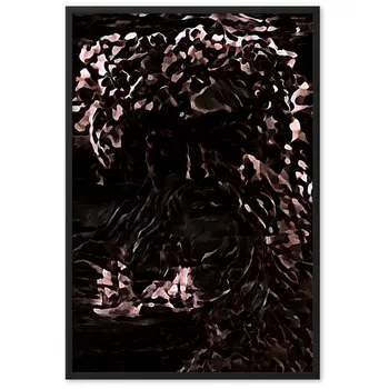 WHEN POSEIDON ASKED THE WAVES TO DANCE TALE Framed Poster