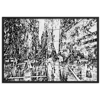 WHEN YOUR KISS WATERED ALL MY SENSES Special Edition Framed Poster