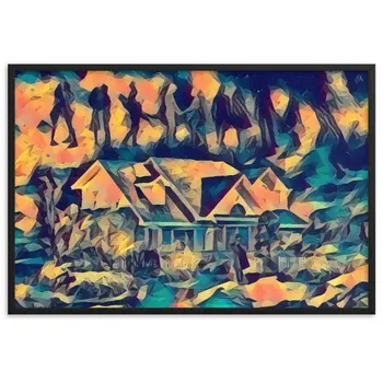 I WAS WAITING FOR YOU IN THE DREAM YOU HAD SEEN Special Edition Framed Poster