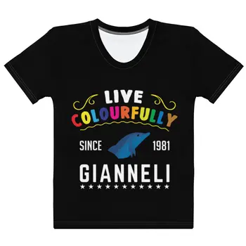 LIVE COLOURFULLY Women's T-shirt by Gianneli